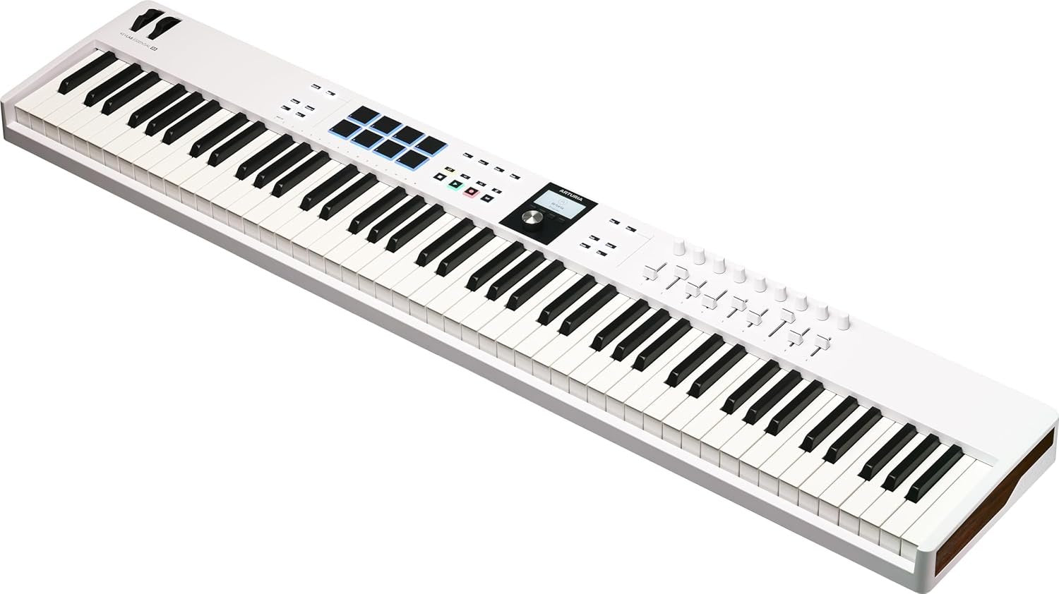 Arturia KeyLab Essential 88 mk3 — 88 key USB MIDI Controller Keyboard with Analog Lab V Software Included, White