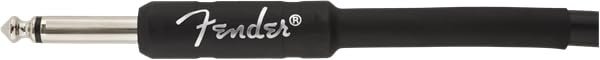 Fender Professional Series Instrument Cable, Guitar Cable, Guitar Accessories, Straight/Straight, Black, 15ft
