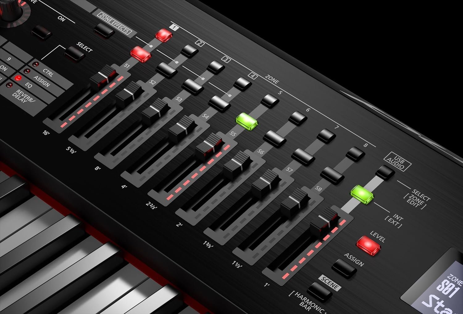 Roland RD-2000 Premium 88-key Digital Stage Piano,Black