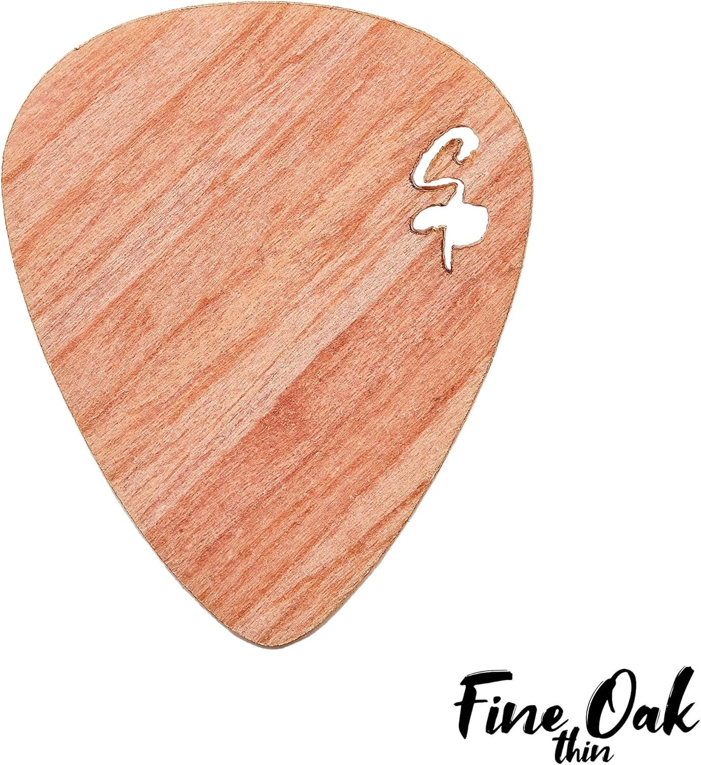 Stickpick | Set of 7 flexible guitar picks made of real wood | For electric, acoustic and bass guitars in various strengths | In aluminum can | Sustainably manufactured | Made in Germany