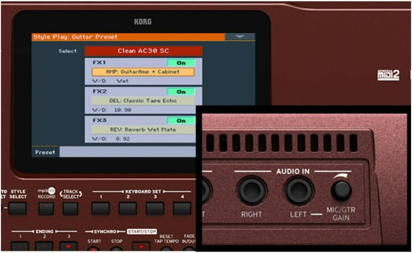 Korg Pa700 Oriental Professional Arranger 61-Key with Touchscreen and Speakers