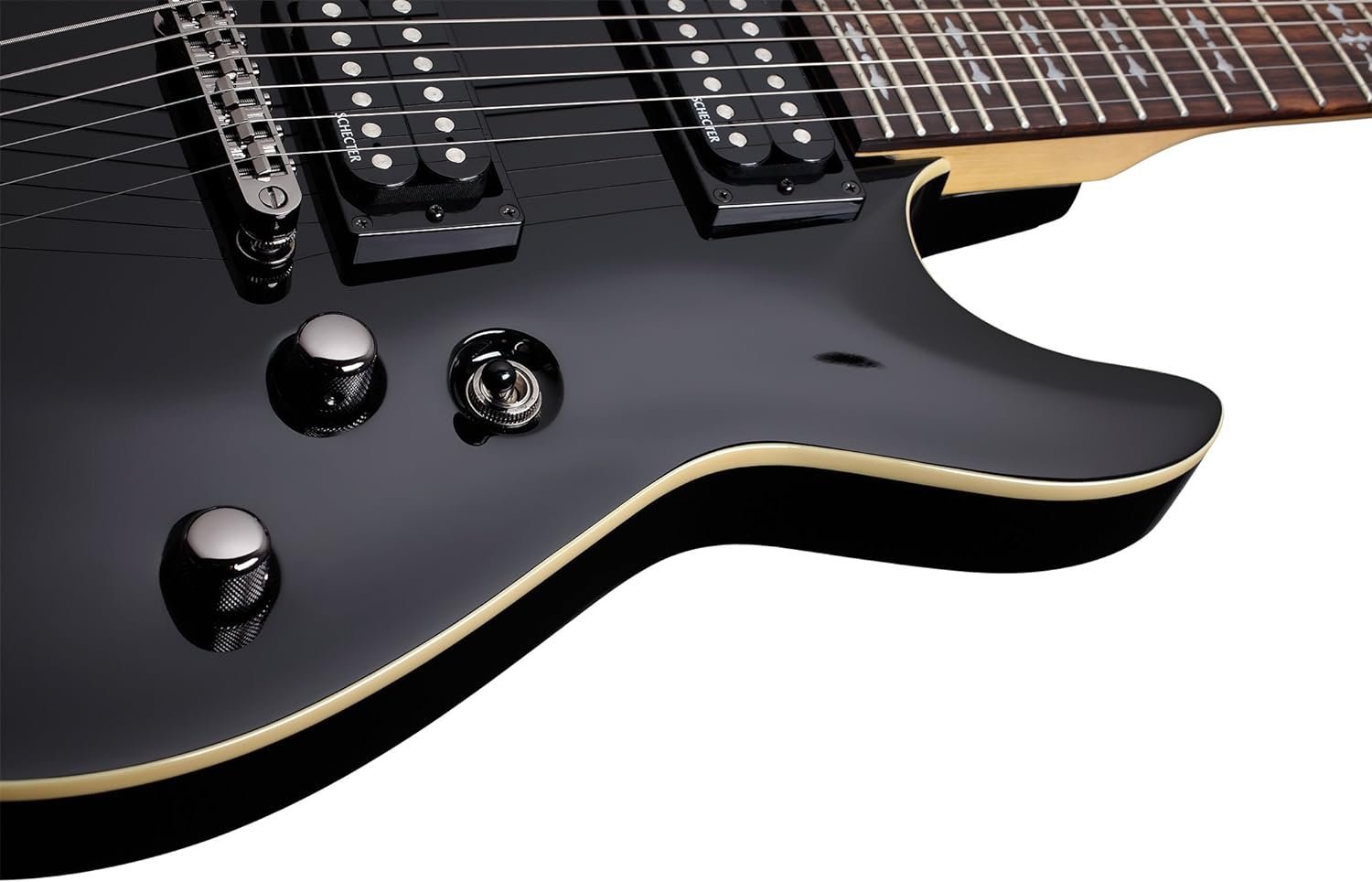 Schecter OMEN-6 6-String Electric Guitar, Black