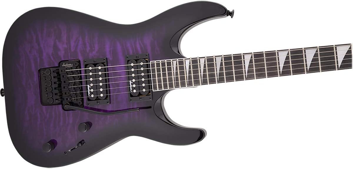 Jackson Dinky Arch Top JS32Q DKA - Transparent Purple Burst