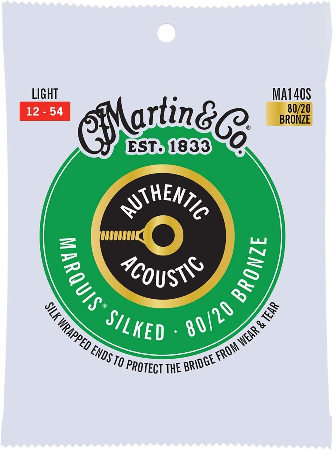 Martin Authentic Acoustic Guitar Strings - Marquis Silked.