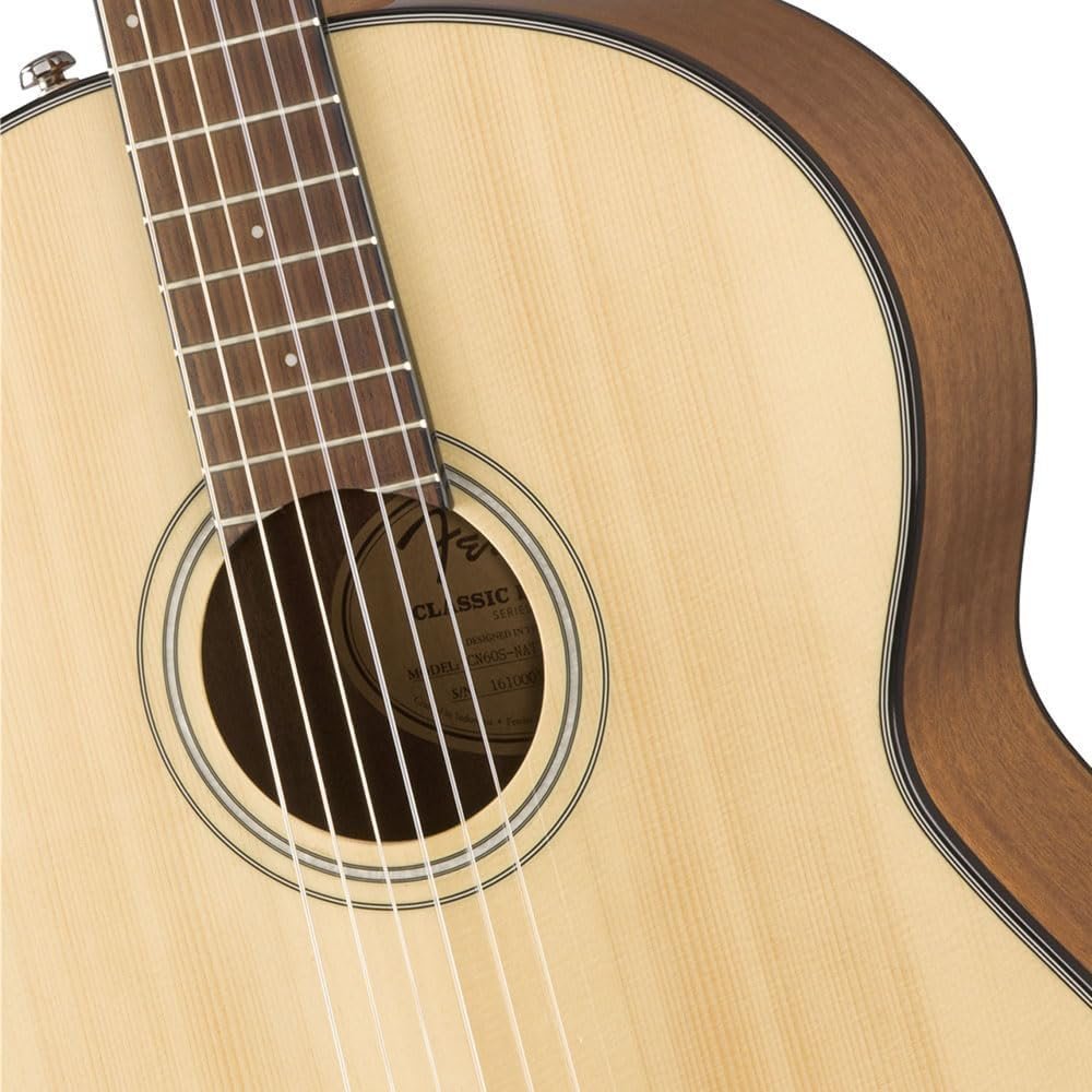 Fender CN-60S Nylon, Walnut Fingerboard, Natural