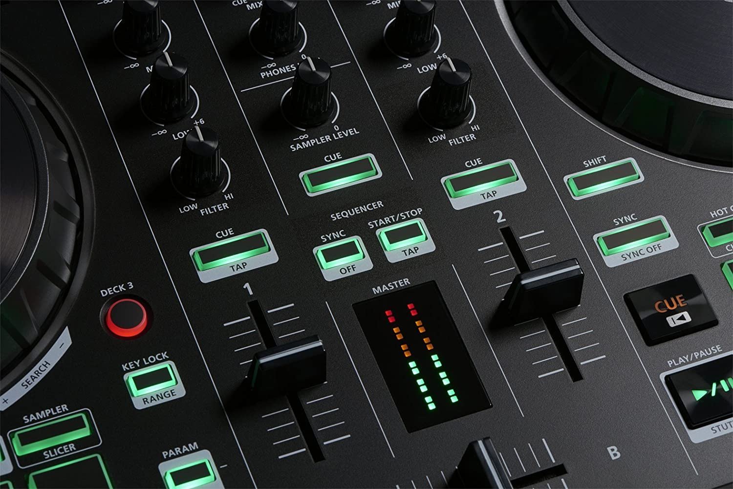 Roland DJ-202 Two-channel, Four-deck Serato DJ Controller