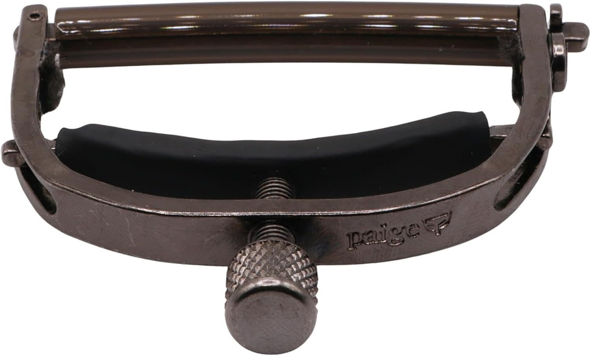 Paige 6-String Acoustic Guitar Capo, Smokey Black Finish