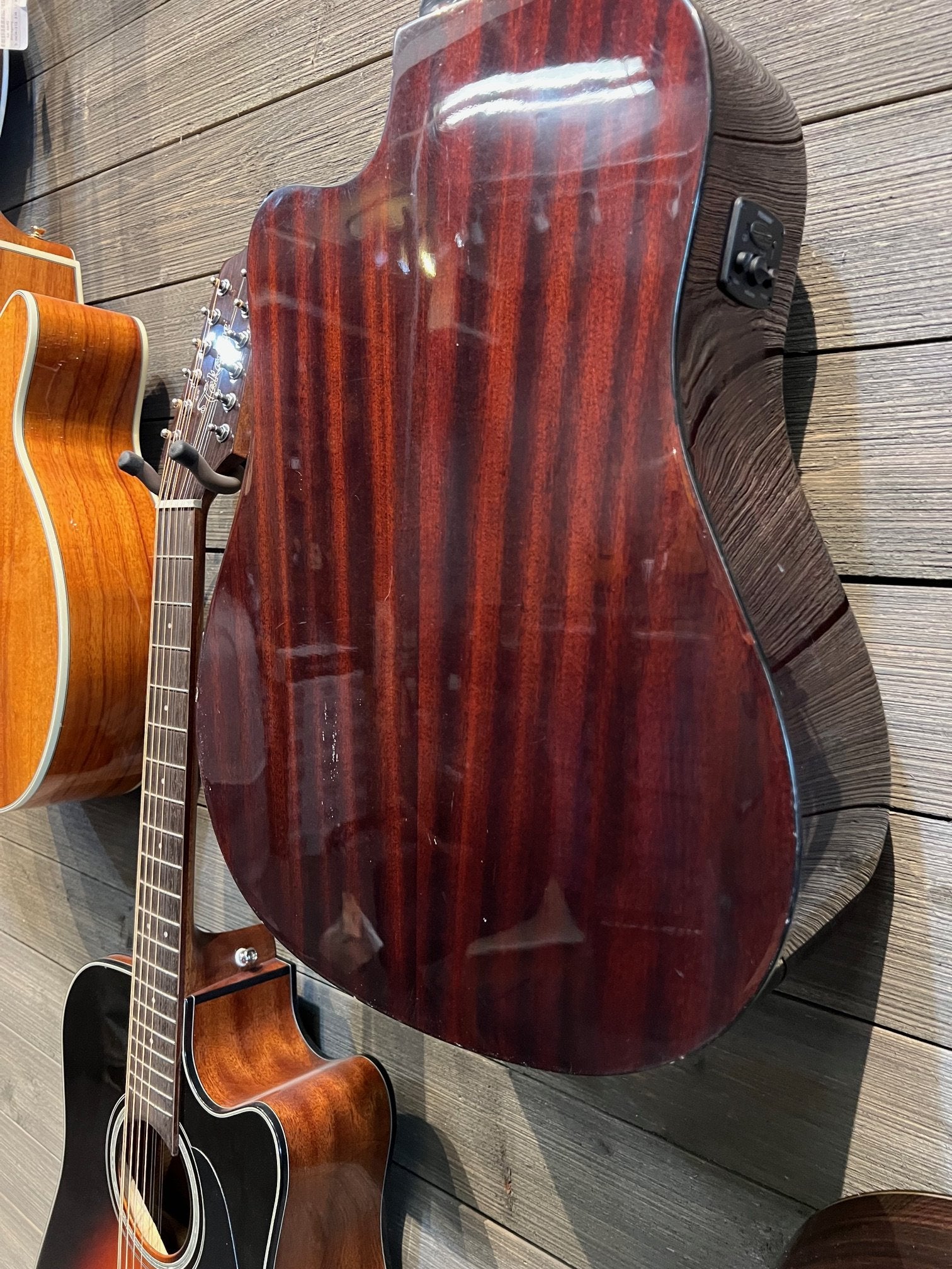 Fender CD-60SCE Dreadnought Acoustic Guitar - All Mahogany