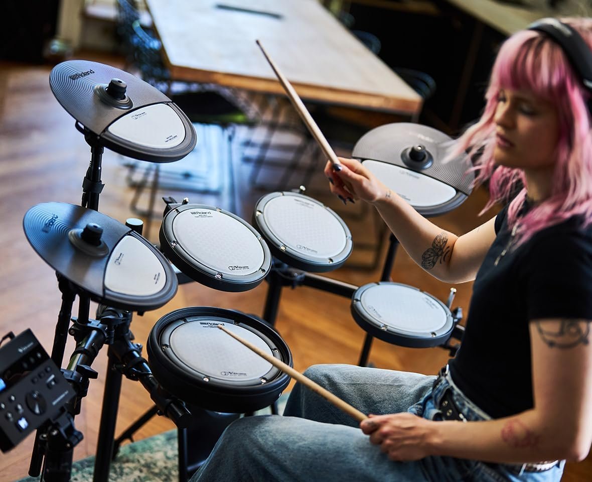 Roland VQD106 Quiet Drum Kit with TD-07 Sound Module