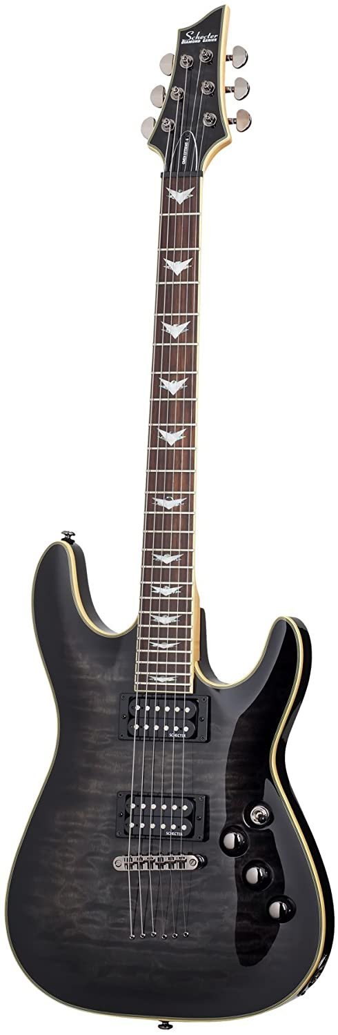 Schecter Omen Extreme-6 Electric Guitar (See-Thru Black)