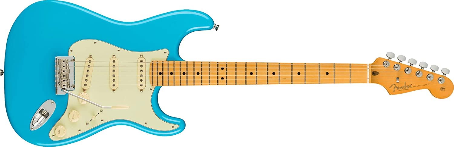 Fender American Professional II Stratocaster MN Miami Blue w/Hardshell Case
