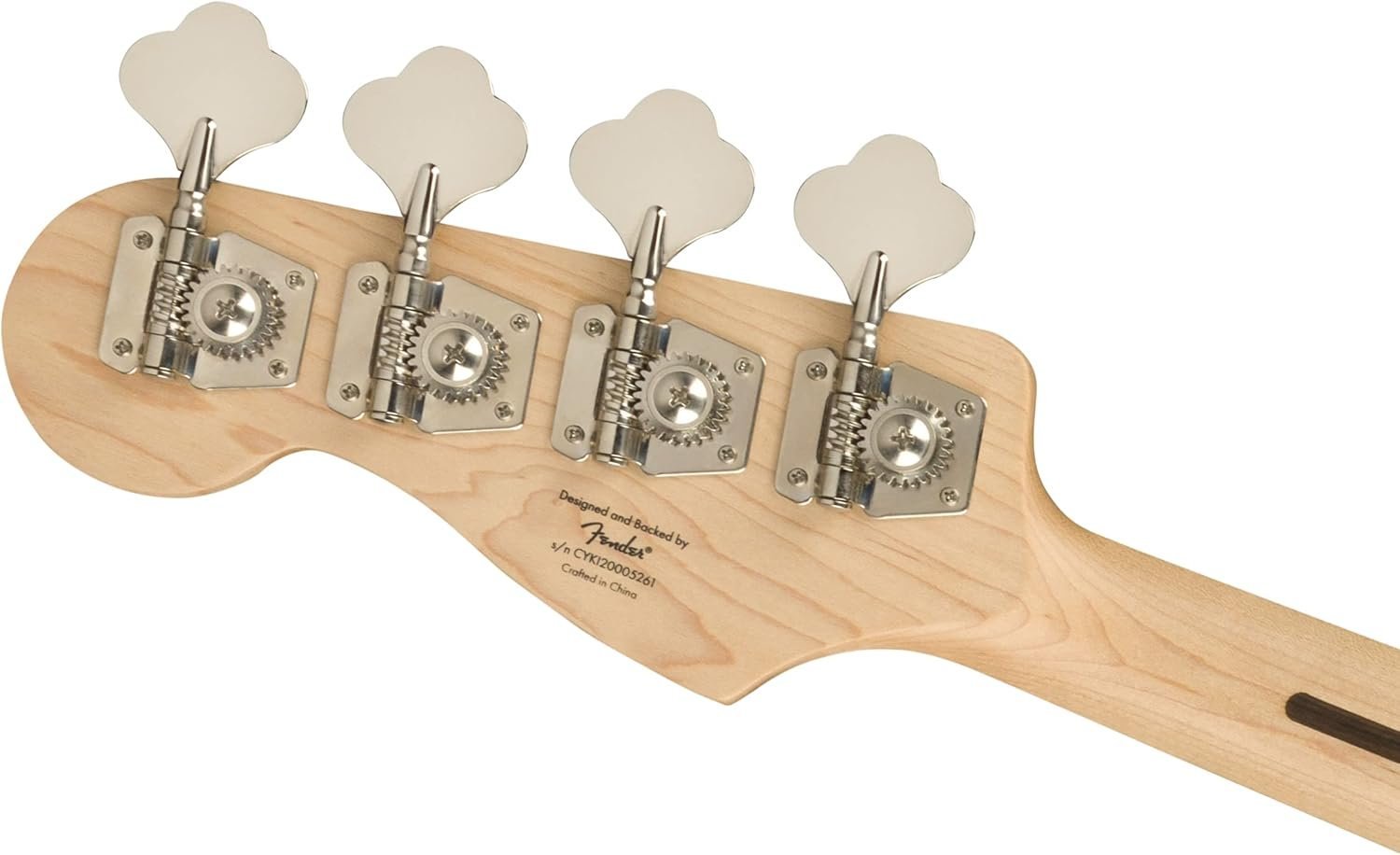 Squier Affinity Series Jaguar Bass, Black, Maple Fingerboard