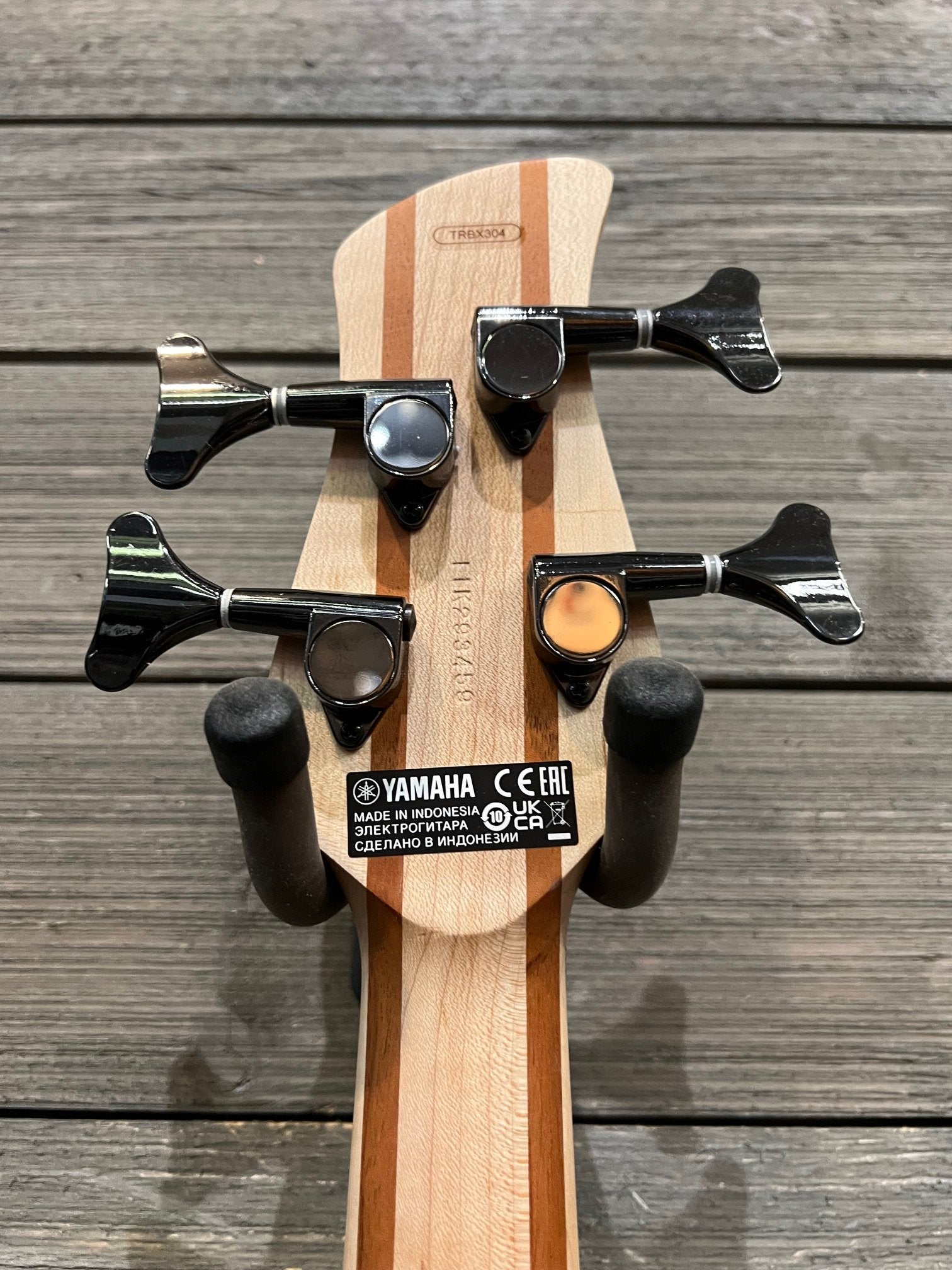 Yamaha 4 String Bass Guitar, Right Handed, White, (TRBX304 WH)