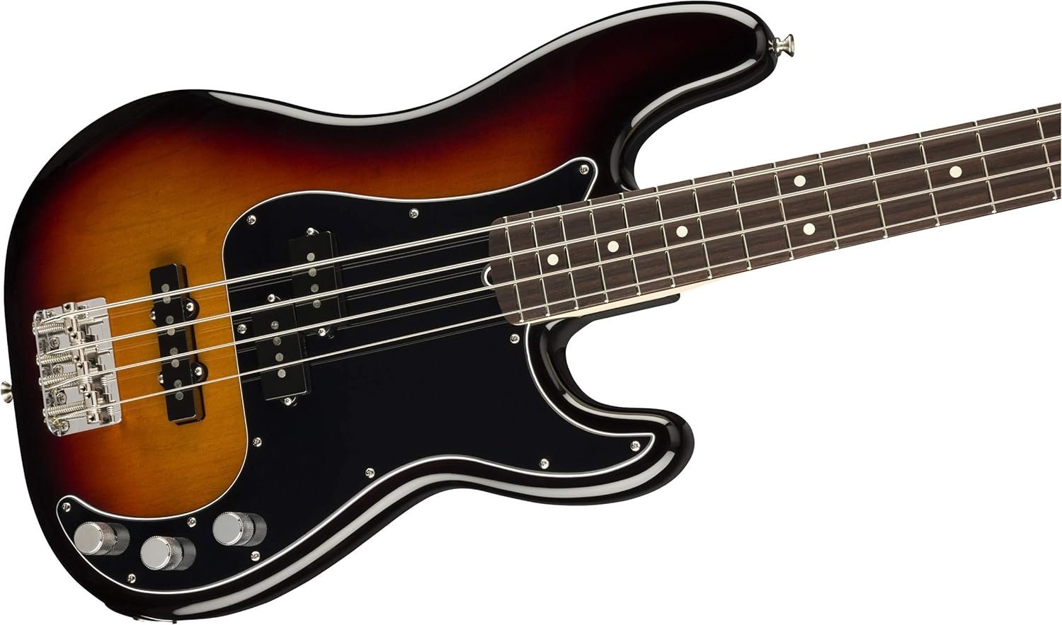 Fender American Performer Precision Bass, 3-Color Sunburst, Rosewood Fingerboard