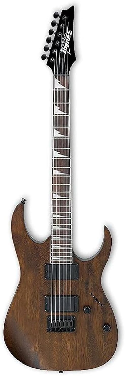Ibanez GRG 6 String Solid-Body Electric Guitar, Right, Walnut Flat, Full (GRG121DXWNF)