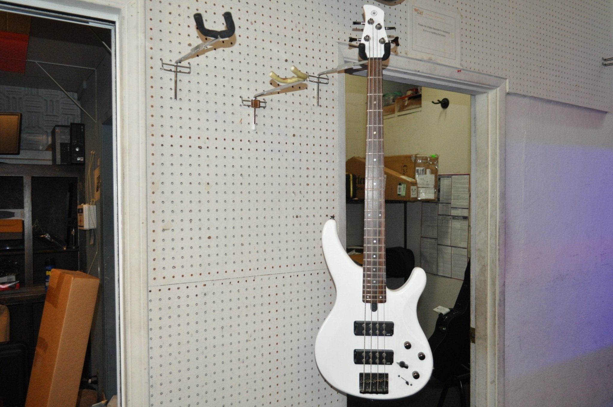 Yamaha TRBX174 Electric Bass Guitar White