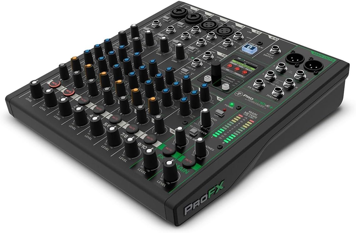 Mackie ProFX10v3+ 10-channel Mixer with USB and Enhanced Effects