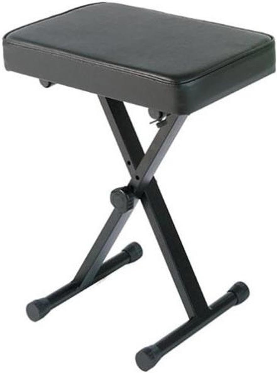 Yamaha PKBB1 Adjustable Padded Keyboard X-Style Bench Black