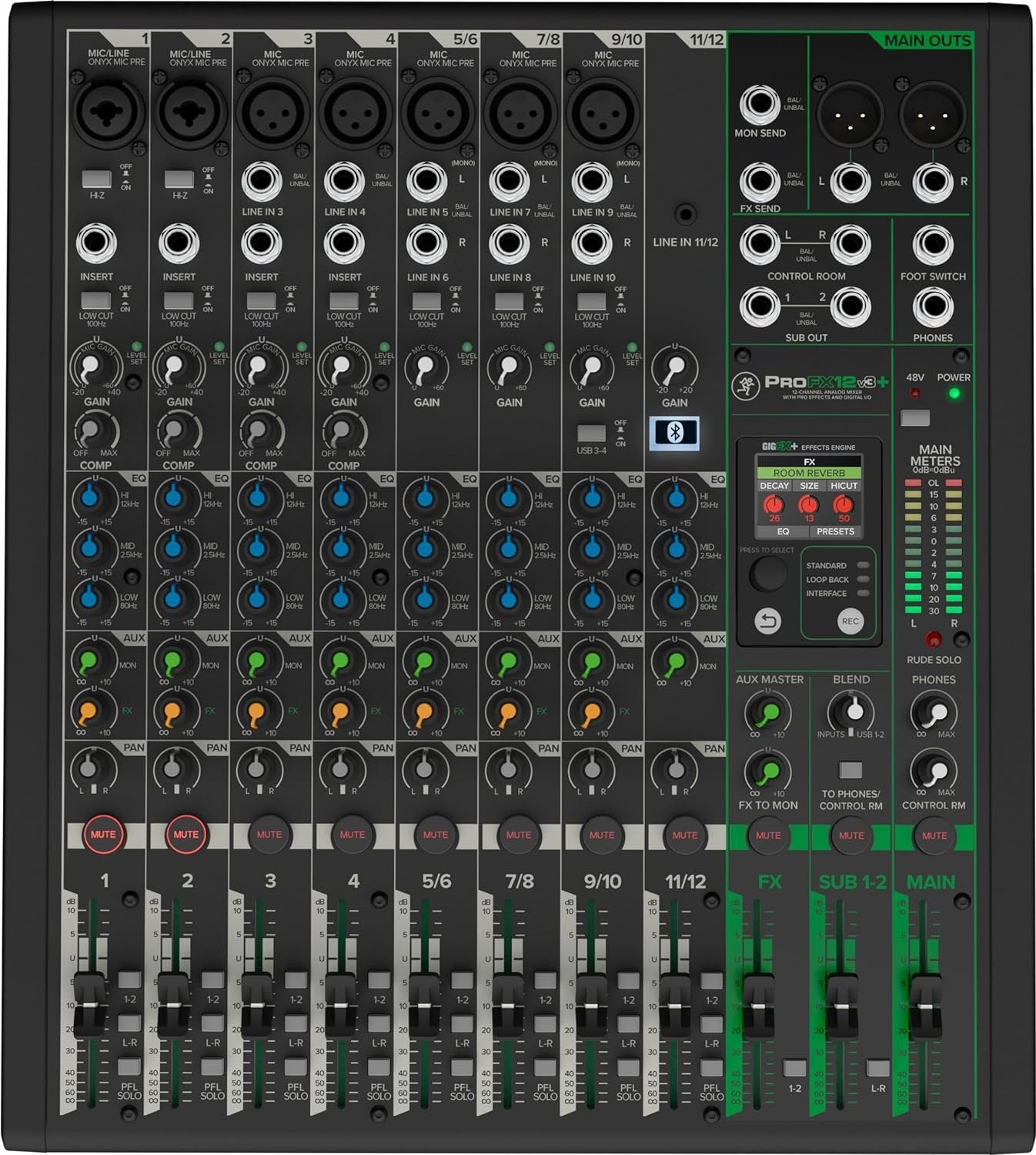 Mackie ProFX12v3+ 12-channel Mixer