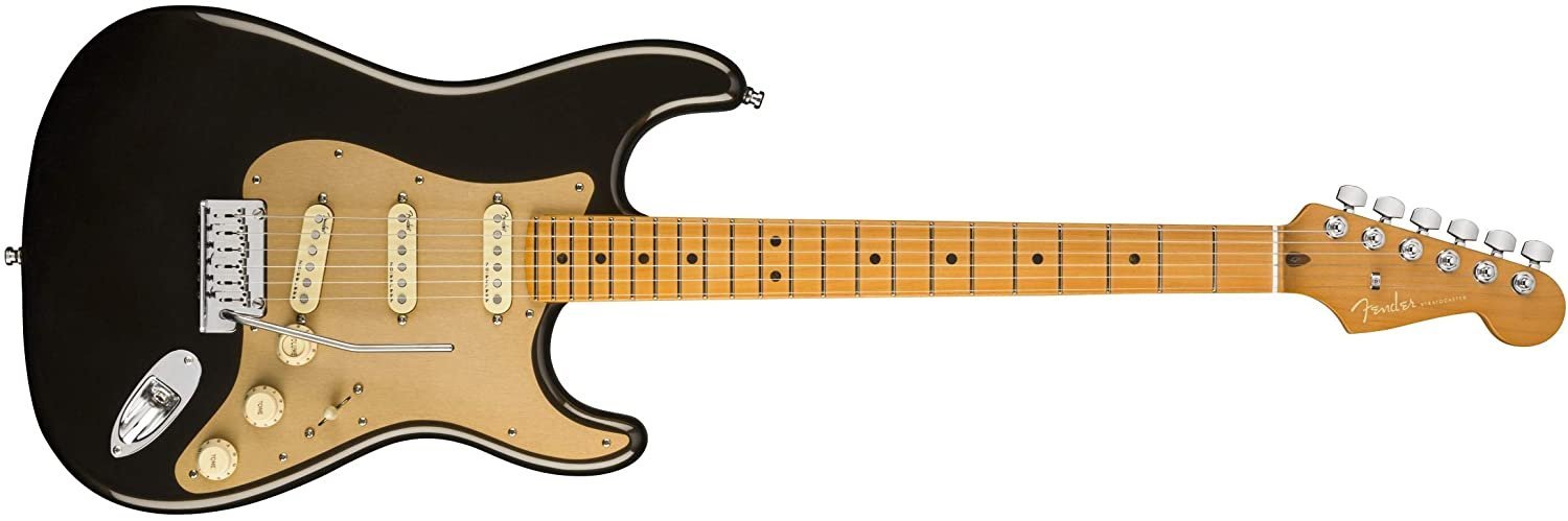 Fender American Ultra Stratocaster®, Maple Fingerboard, Texas Tea W Elite Molded Case