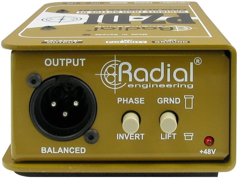 Radial Engineering PZ-DI Acoustic/Orchestral Instrument Active Direct Box