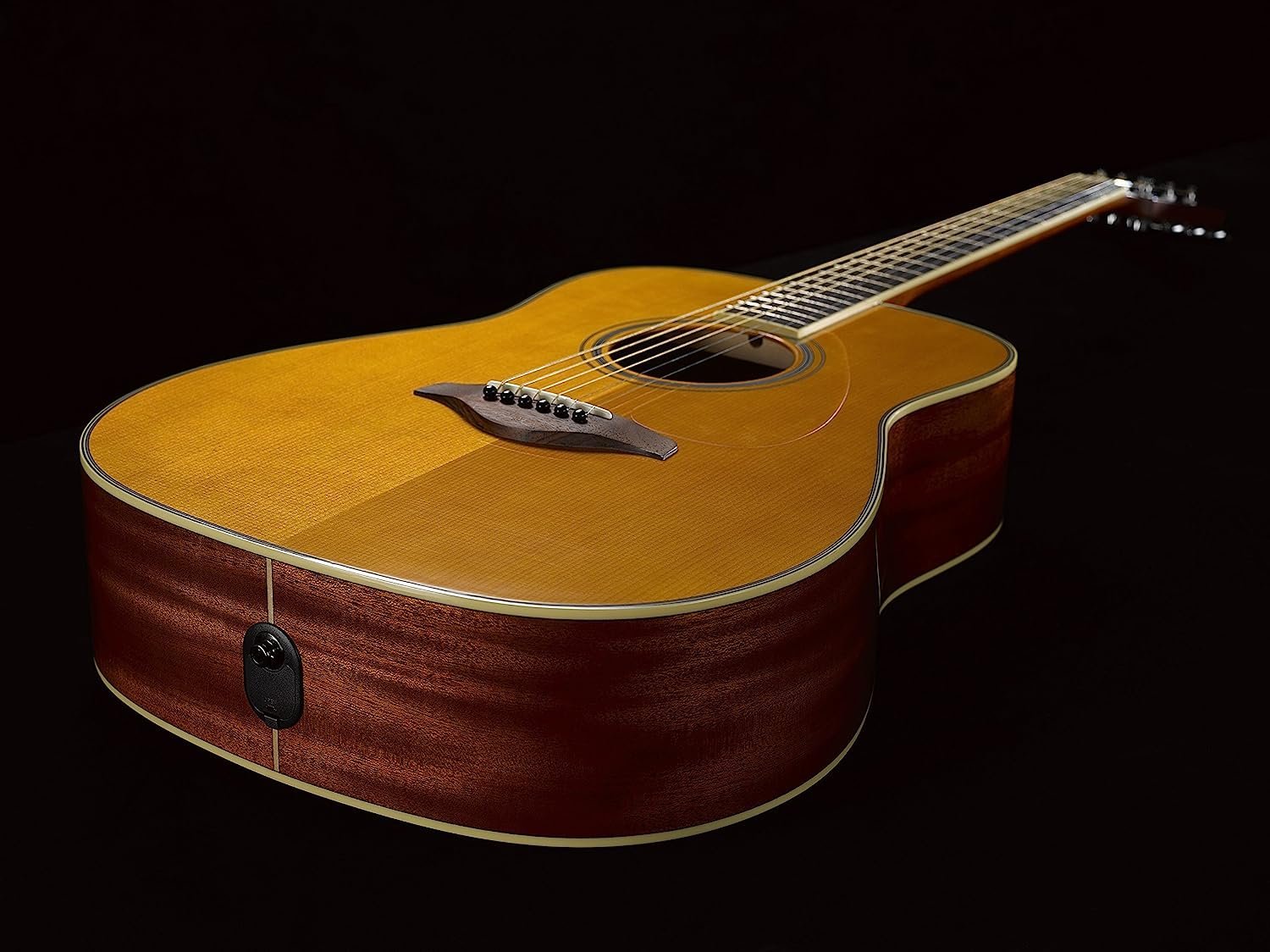 Yamaha FG-TA Transacoustic Guitar w/ Chorus and Reverb, Vintage Tint