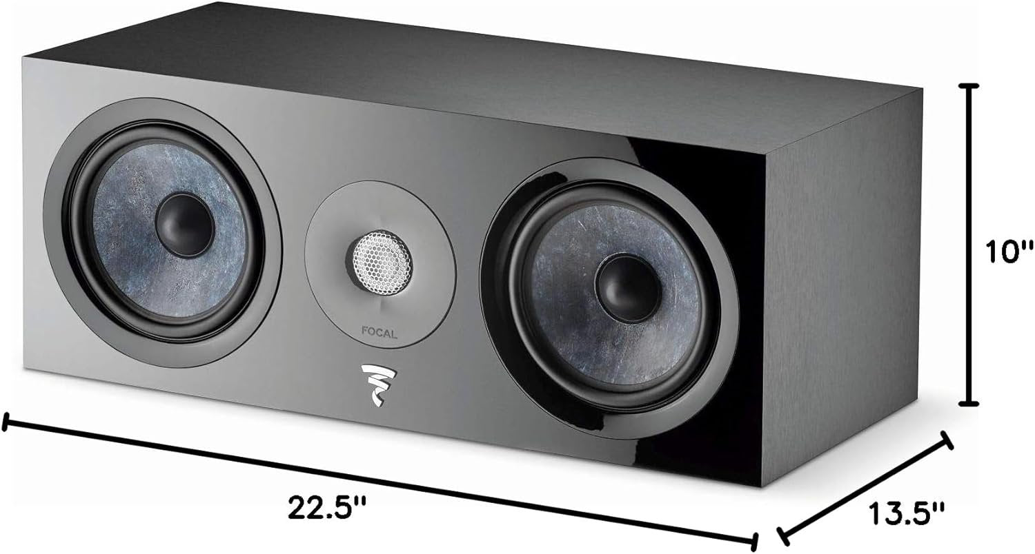 Focal Chora Center 2-Way Sealed Center Loudspeaker, Black