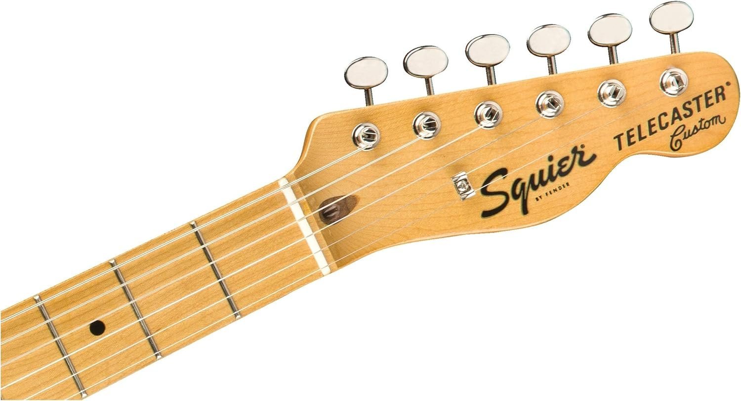 Squier Classic Vibe 70s Custom Telecaster Electric Guitar, with 2-Year Warranty, 3-Color Sunburst, Maple Fingerboard