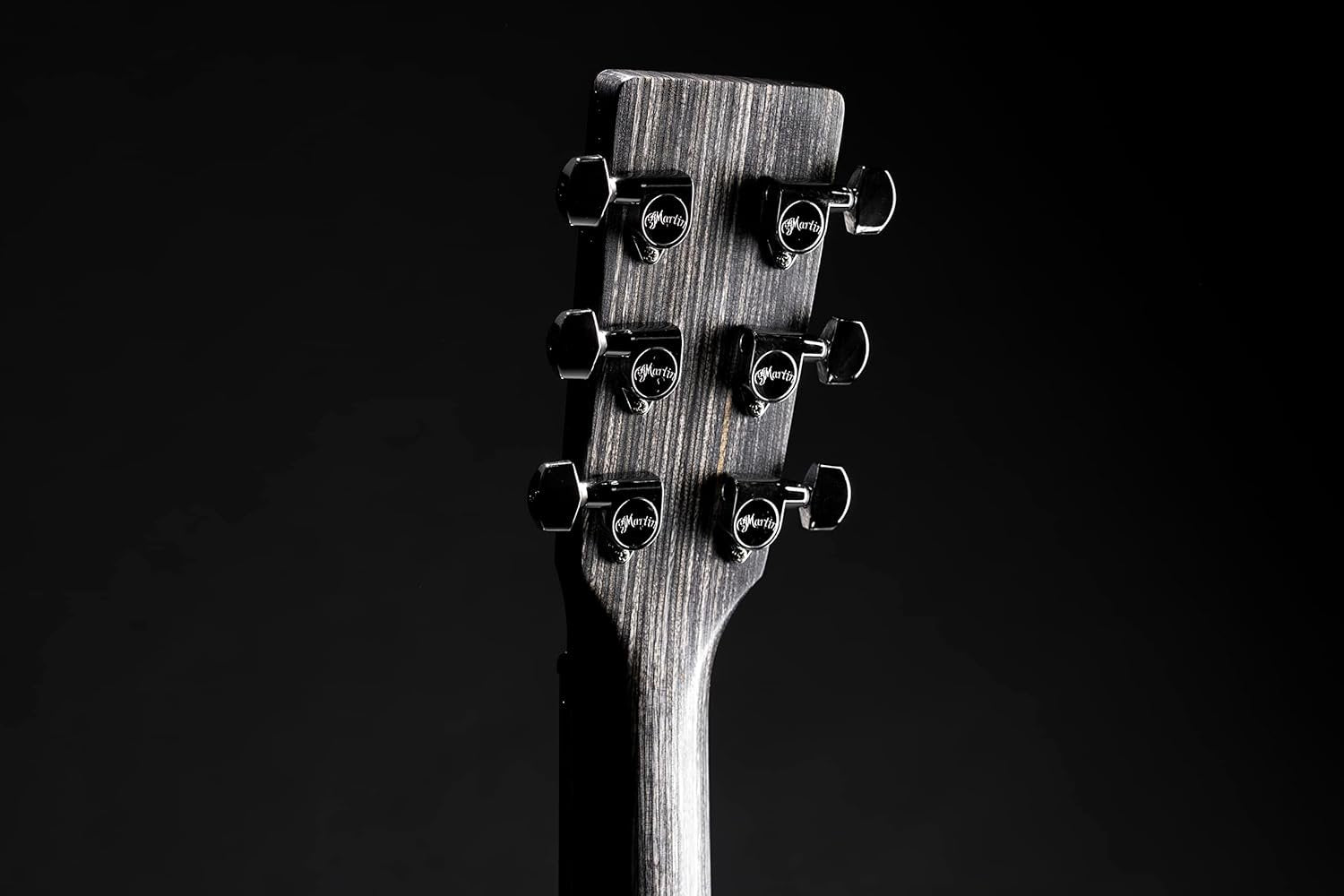 Martin Guitars DX Johnny Cash Signature Edition Acoustic-Electric Guitar with Gig Bag, HPL Construction, Modified D-14 Fret, Performing Artist Neck Jett Black