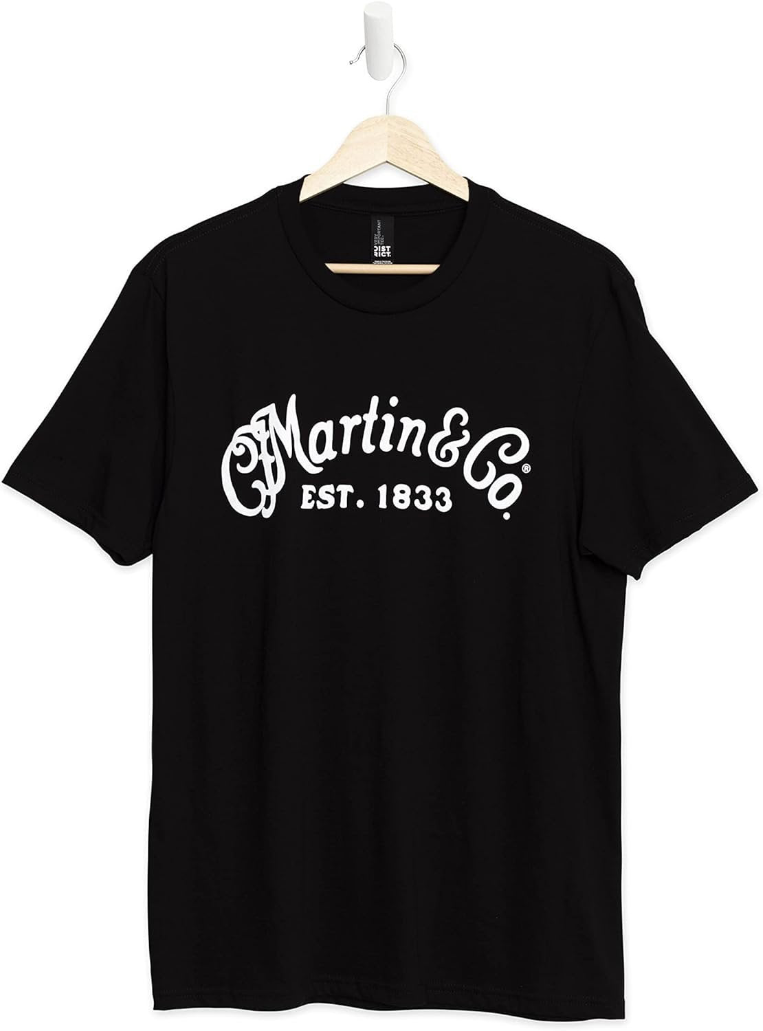 MARTIN Classic T-Shirt with Logo, Black - Medium (18CM0109M)