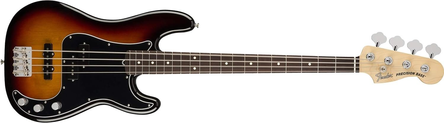 Fender American Performer Precision Bass, 3-Color Sunburst, Rosewood Fingerboard