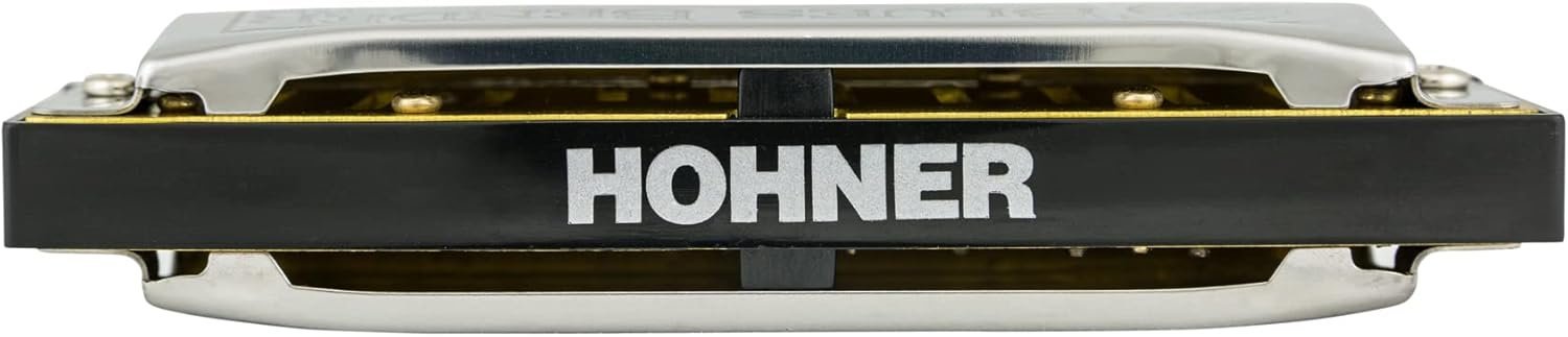 HOHNER Blues Band Harmonica, Key of C, Chrome (1501BX)