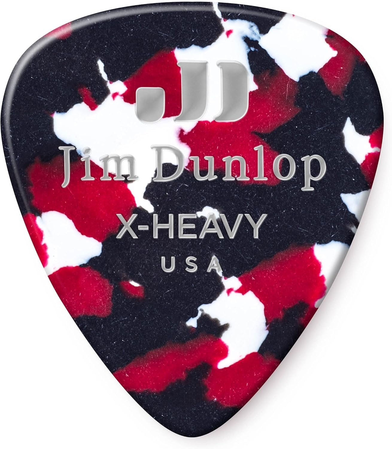 Jim Dunlop 483R06XH Genuine Celluloid, Confetti, Extra Heavy