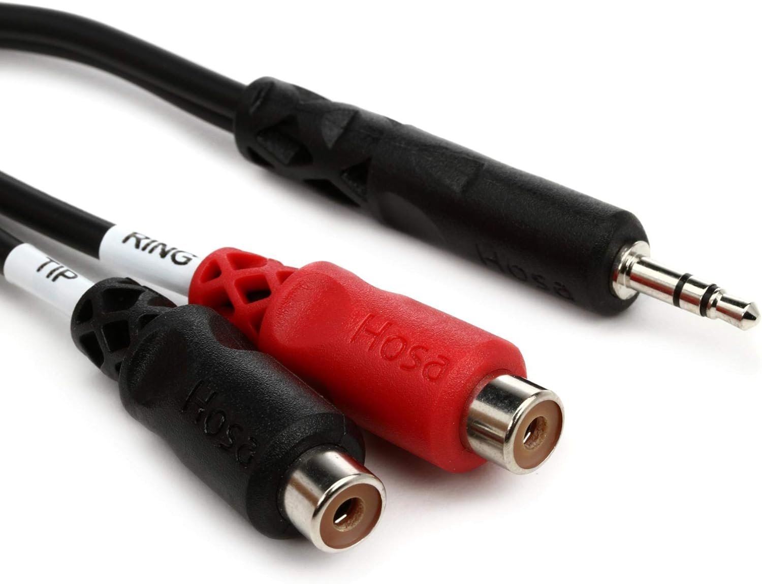 Hosa YRA-154 3.5 mm TRS to Dual RCAF Stereo Breakout Cable