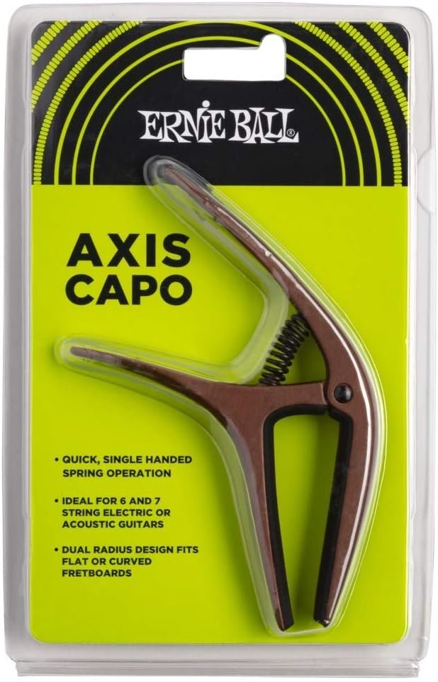 Ernie Ball Axis Dual Radius Capo, Bronze (P09602)