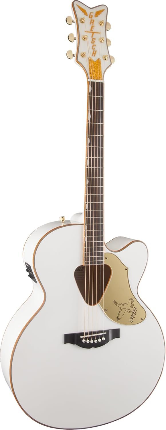 Gretsch G5022CWFE Rancher Falcon Jumbo Acoustic Electric Guitar - White
