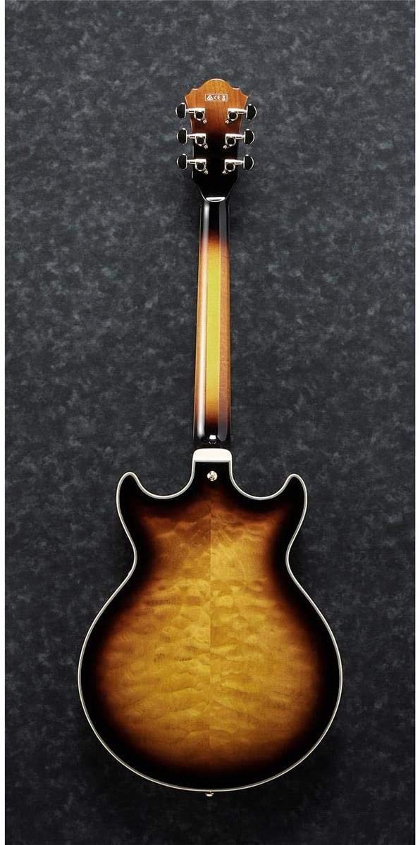Ibanez AM93QM Artcore Expressionist Semi-Hollow Body Antique Yellow Sunburst