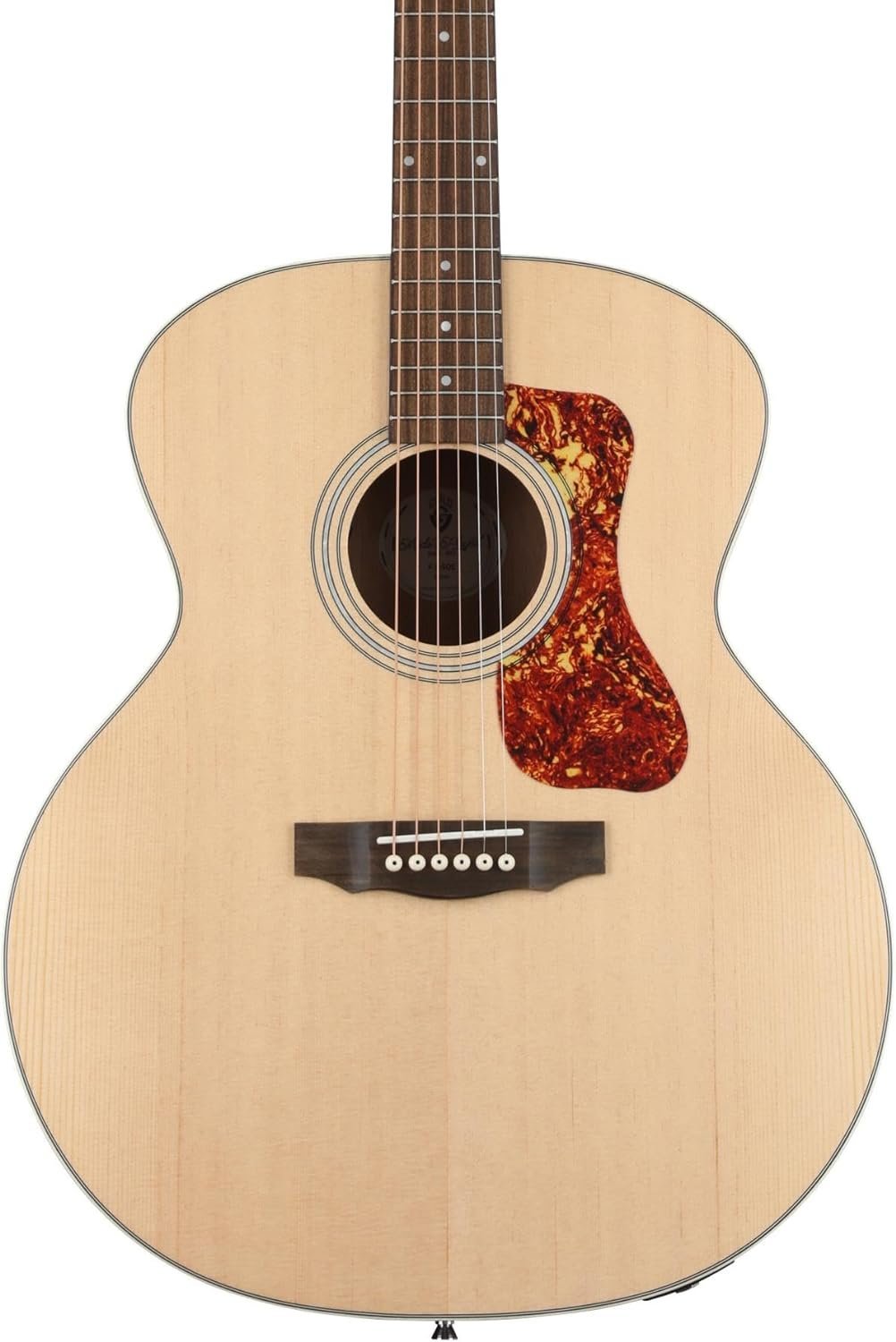 Guild Guitars F-240E Acoustic-Electric Jumbo Guitar, Natural, Westerly Collection