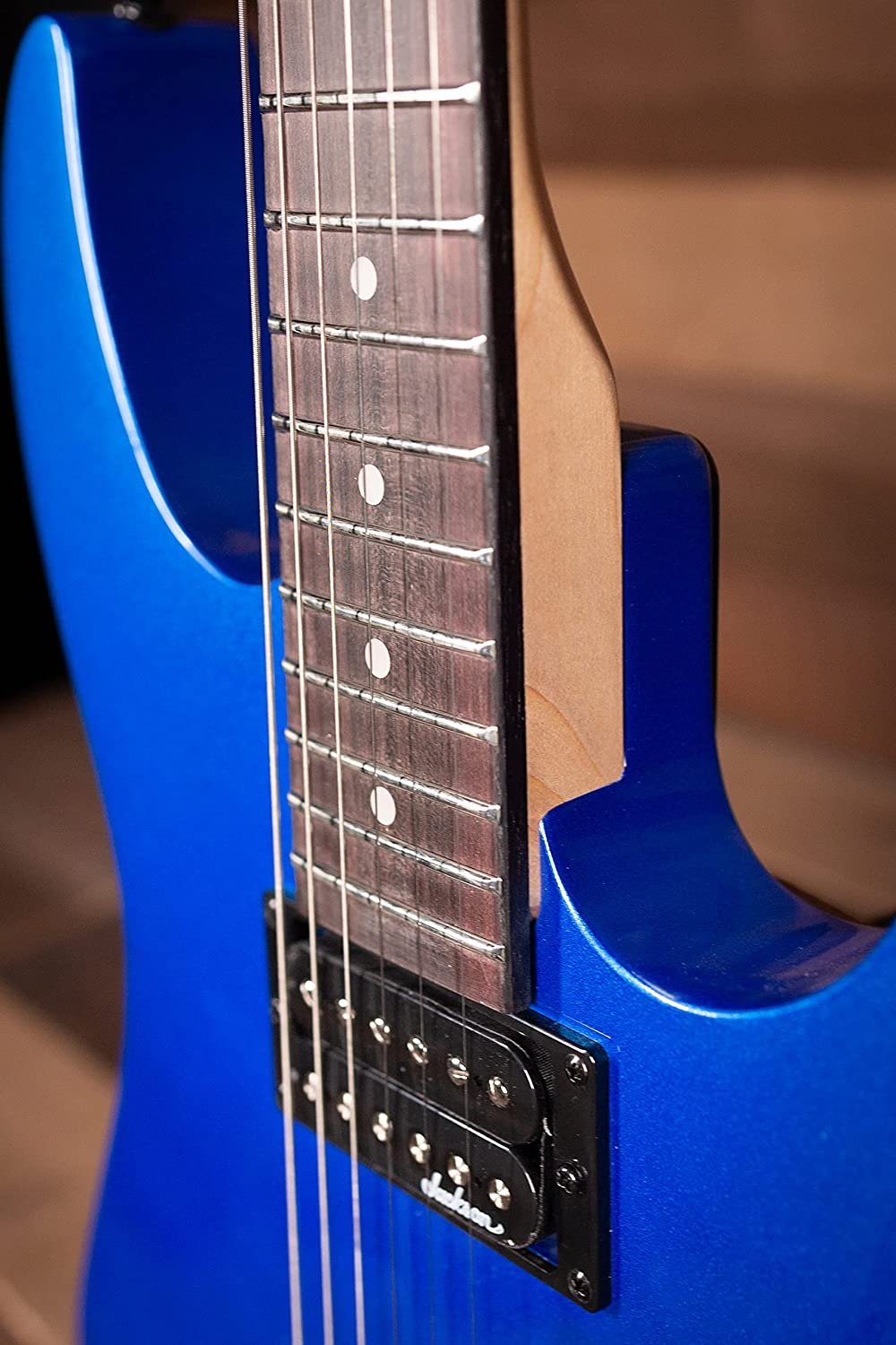 Jackson JS Series Dinky JS11 Metallic Blue Electric Guitar