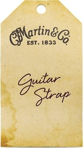 Martin 18A0109 DENIM STRAP SCROLL & LEAF PATTERN Guitar Strap.
