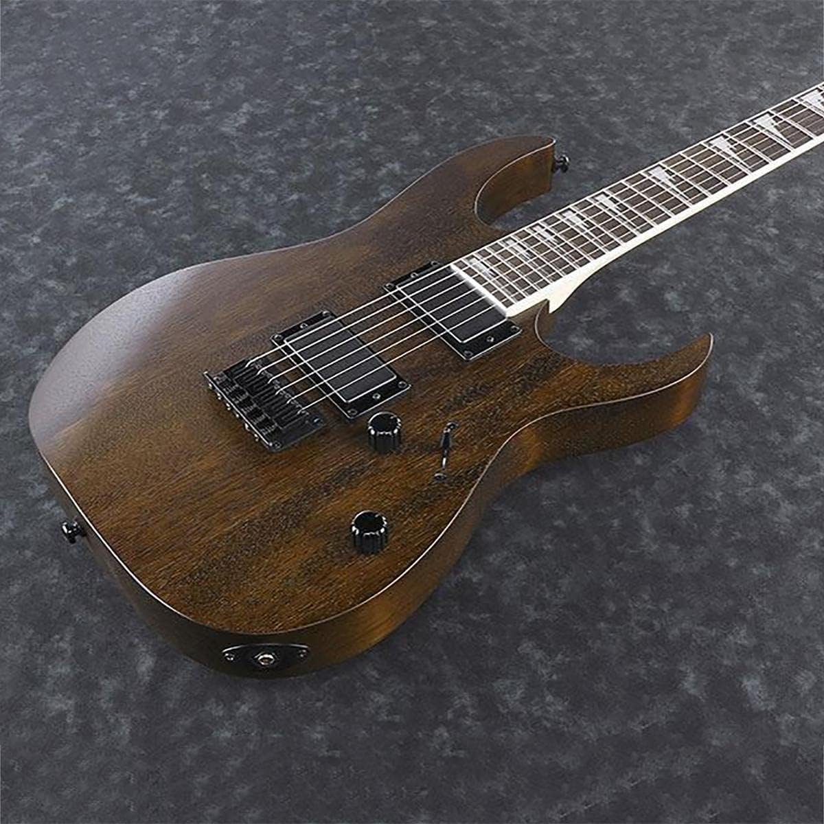 Ibanez GRG 6 String Solid-Body Electric Guitar, Right, Walnut Flat, Full (GRG121DXWNF)