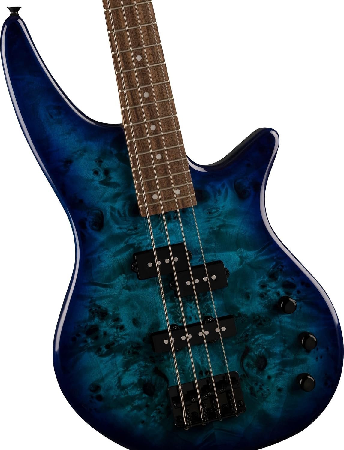 Jackson JS Series Spectra Bass JS2P, Blue Burst, Laurel Fingerboard
