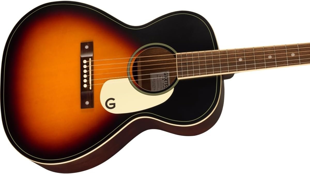 Gretsch Jim Dandy Concert 6-String Right-Handed Acoustic Guitar with X-Braced Body and Walnut Fingerboard (Rex Burst)