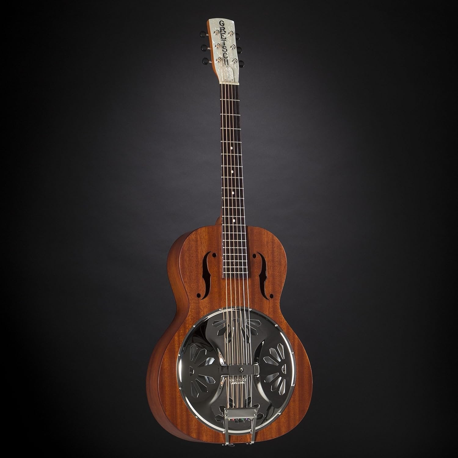 Gretsch G9200 Boxcar Round-Neck Mahogany Body Resonator 6-String Guitar with Padauk Fingerboard (Natural Finish)