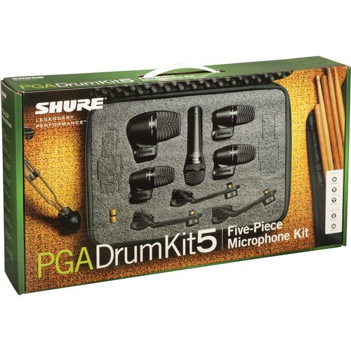 Shure 5-Piece Drum Microphone Kit (PGADRUMKIT5)