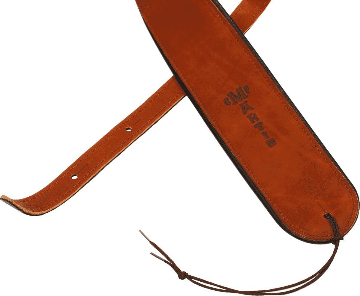 Martin Premium Rolled Leather Guitar Strap Brown