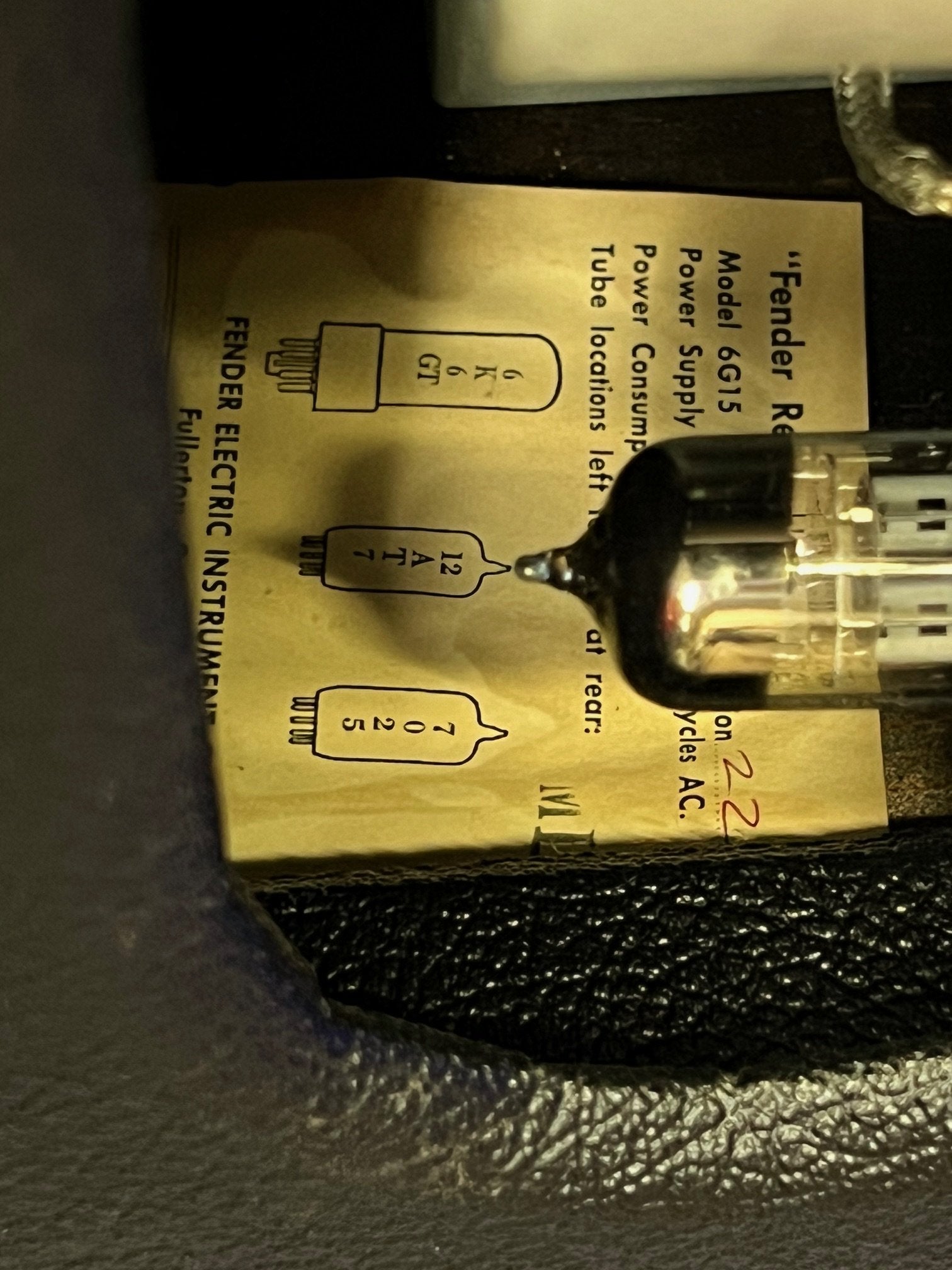 Fender 6G15 Reverb Unit 1965