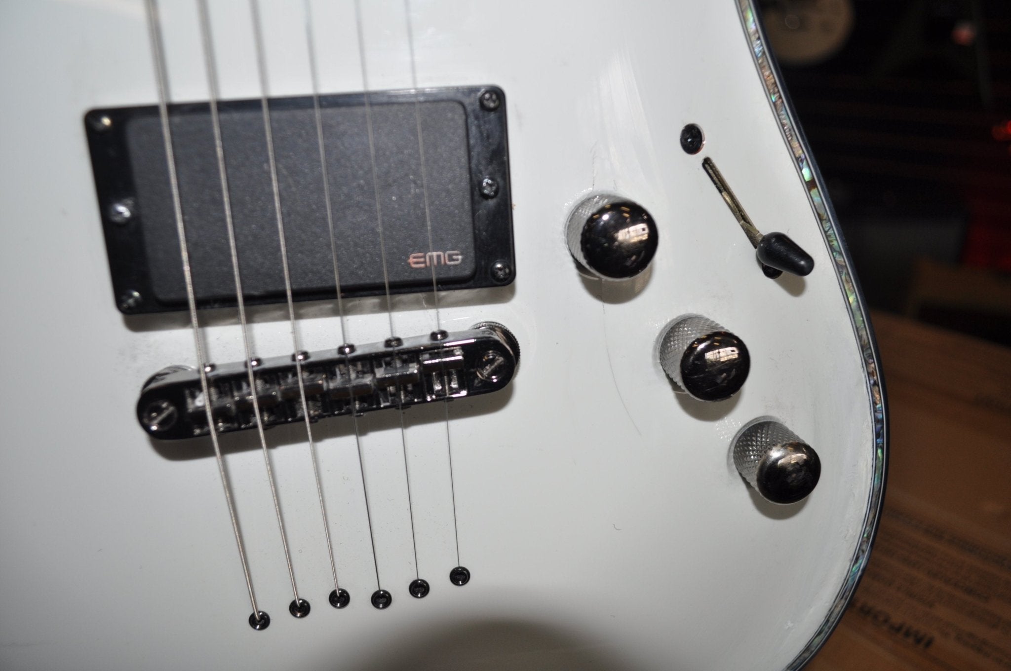 Schecter Hellraiser C-1 6-String Electric Guitar (Right Hand, Gloss White)