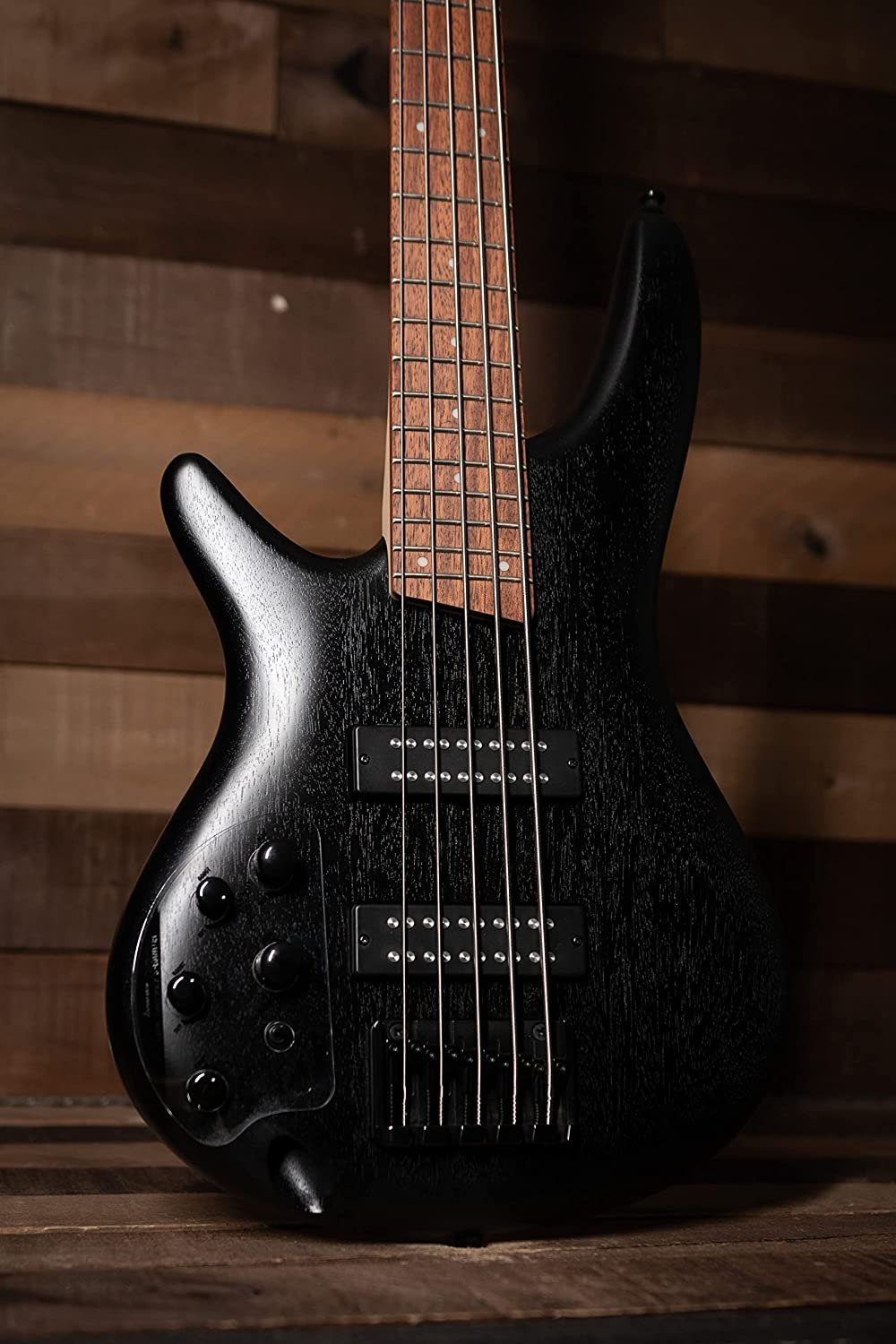 Ibanez Standard SR305EBL Left-handed Bass Guitar - Weathered Black