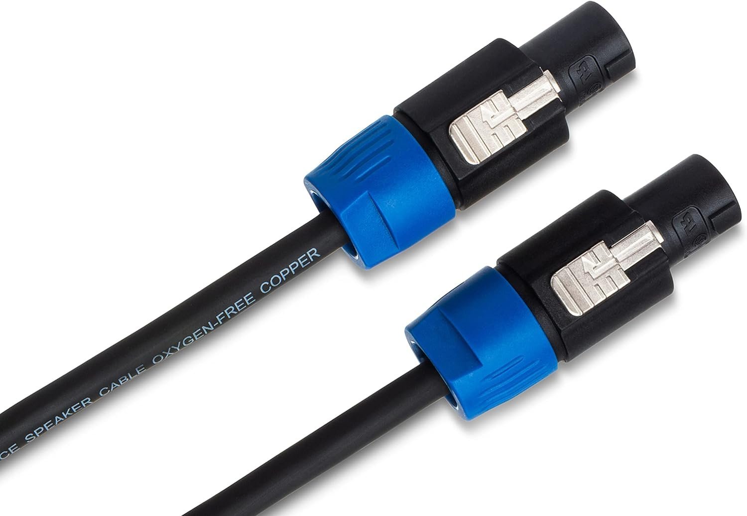 HOSA SKT Pro 14 Gauge Speaker Cables REAN speakOn - (50 Feet) (Black)